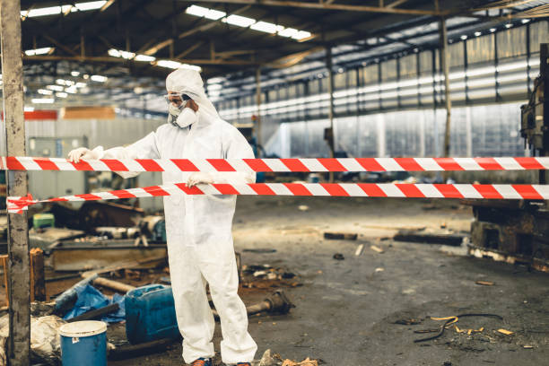 Professional Biohazard technician working in Rockwood, IL